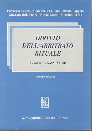 Diritto dell'arbitrato rituale