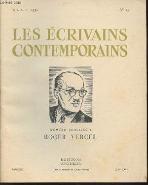 Image du vendeur pour Les crovains contemporains n24- Juillet 1956-Sommaire: Roger Vergel par Romain Rolland- Et Indien mis en vente par Le-Livre