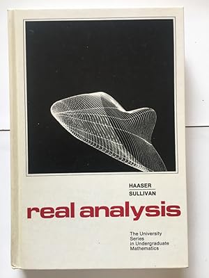 Imagen del vendedor de Real Analysis a la venta por Libreria Anticuaria Camino de Santiago