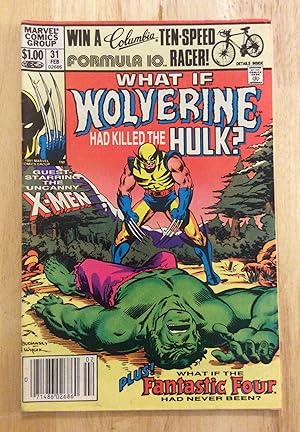 Immagine del venditore per What If, Featuring Wolverine And The Hulk, Volume 1, Number 31, February 1982 venduto da Book Nook