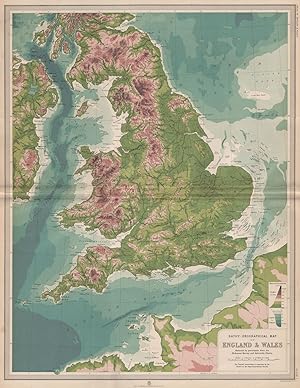 Bathy-Orographical map of England & Wales