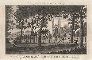 A view of Clare Hall and Kings College Chapel, Cambridge