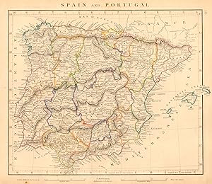 Seller image for Spain and Portugal for sale by Antiqua Print Gallery