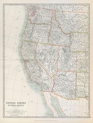 United States of North America (Western Sheet)