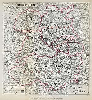 Shropshire - New divisions of County