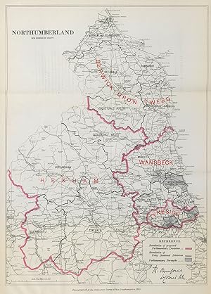 Northumberland - New divisions of County