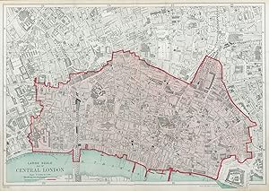 Large Scale Map of Central London