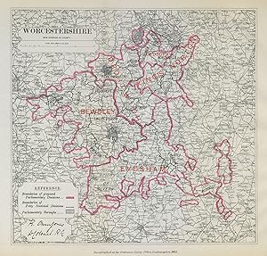 Worcestershire - New divisions of County