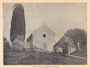 Bild des Verkufers fr Round Tower, Castledermott, Kildare zum Verkauf von Antiqua Print Gallery