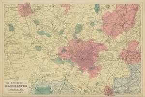 Map of the environs of Manchester