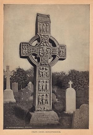Bild des Verkufers fr Celtic Cross - Monasterboice zum Verkauf von Antiqua Print Gallery