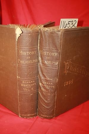 Imagen del vendedor de History of Philadelphia 1609-1884 3 Volume Set a la venta por Princeton Antiques Bookshop