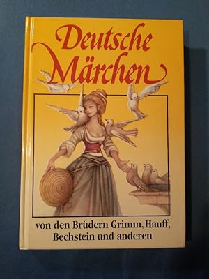 Bild des Verkufers fr Die schnsten deutschen Mrchen der Gebrder Grimm, Ludwig Bechstein, und Wilhelm Hauff und anderen. zum Verkauf von Antiquariat BehnkeBuch