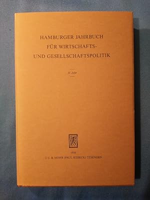 Hamburger Jahrbuch für Wirtschafts- und Gesellschaftspolitik, 31. Jahr, 1986.