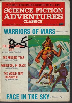 Seller image for SCIENCE FICTION ADVENTURES CLASSICS: March, Mar. 1974 for sale by Books from the Crypt