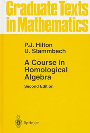 Imagen del vendedor de Course in Homological Algebra a la venta por GreatBookPrices