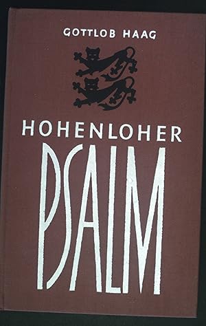 Imagen del vendedor de Hohenloher Psalm. Gedichte. a la venta por books4less (Versandantiquariat Petra Gros GmbH & Co. KG)