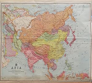 Asia. Constructed & Engraved By W. & A.K. Johnston, Limited. Geographers, Engravers & Printers.