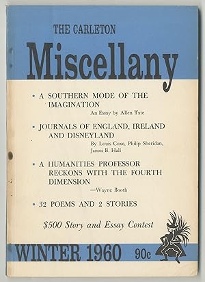 Seller image for The Carleton Miscellany - Winter 1960, Vol. I, No. 1 for sale by Between the Covers-Rare Books, Inc. ABAA