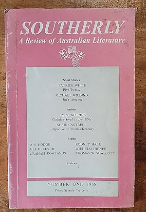 Imagen del vendedor de SOUTHERLY: A Review of Australian Literature: Number One 1968 a la venta por Uncle Peter's Books