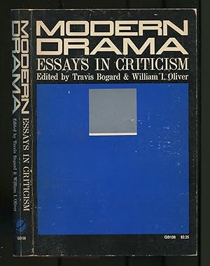 Bild des Verkufers fr Modern Drama: Essays in Criticism zum Verkauf von Between the Covers-Rare Books, Inc. ABAA