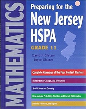 Bild des Verkufers fr Preparing for the New Jersey HSPA Mathematics (Grade 11) zum Verkauf von BombBooks
