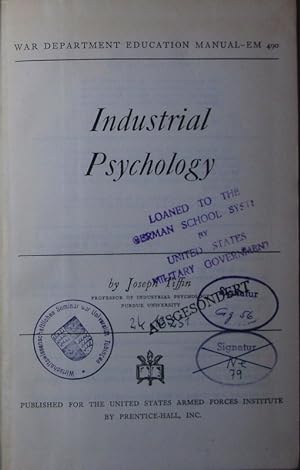 Seller image for Industrial psychology. for sale by Antiquariat Bookfarm