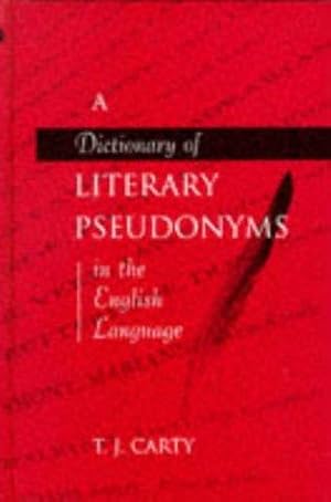 Seller image for A Dictionary of Literary Pseudonyms in the English Language for sale by WeBuyBooks