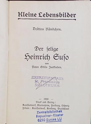 Bild des Verkufers fr Der selige Heinrich Suso. zum Verkauf von Antiquariat Bookfarm