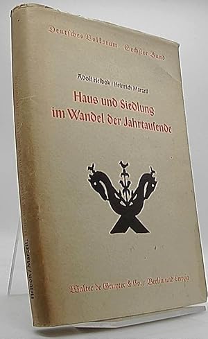 Bild des Verkufers fr Deutsches Volkstum 6. Band Haus und Siedlung im Wandel der Jahrtausende zum Verkauf von Antiquariat Unterberger