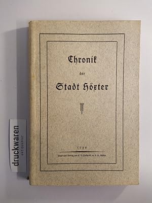 Chronik der Stadt Höxter, nach gedruckten und ungedruckten Quellen.