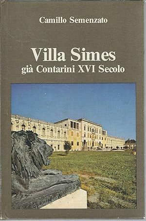 Imagen del vendedor de VILLA SIMENS GIA' CONTARINI XVI SECOLO a la venta por Libreria Rita Vittadello