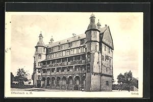 Bild des Verkufers fr Ansichtskarte Offenbach a. M., Schloss zum Verkauf von Bartko-Reher