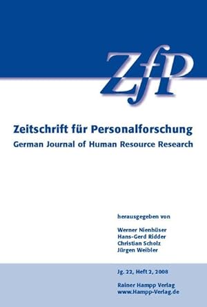 Bild des Verkufers fr Employee Participation and Organisational Culture: Special issue of Zeitschrift fr Personalforschung 2/2008 zum Verkauf von Gerald Wollermann