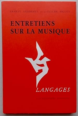 Image du vendeur pour Entretiens sur la musique. mis en vente par Le Cabinet d'Amateur