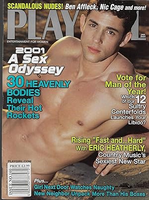 Playgirl Magazine January 2001