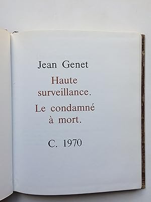 Haute Surveillance / Le Condamné à Mort