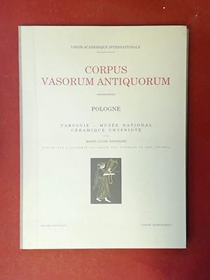 Corpus Vasorum Antiquorum: Pologne - Fascicule 10 (Varsovie - Musée National 7). Varsovie; Musée ...