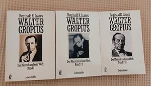 Walter Gropius. [3 Bände (1, 2. I, 2,II). komplett]. Der Mensch und sein Werk.