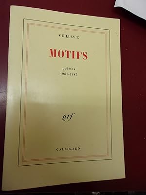 Motifs - Poèmes 1981/1984.