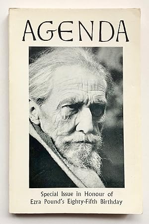 Bild des Verkufers fr Agenda, Volume 8, Numbers 3-4, Autumn-Winter 1970. Special Issue in Honour of Ezra Pound's Eighty-Fifth Birthday. zum Verkauf von George Ong Books