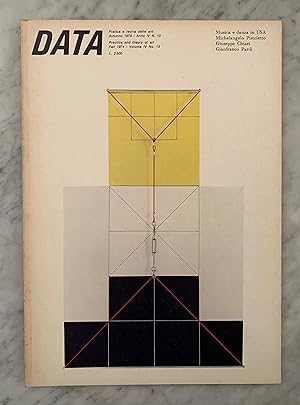 DATA. Pratica e teoria delle arti. Autunno 1974 Anno IV N. 13/DATA. Practise and theory of art. F...
