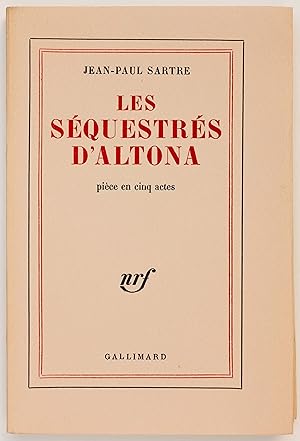 Les sequestres dAltona. Pièce en cinq actes