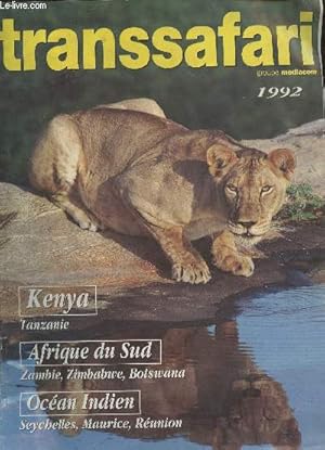 Image du vendeur pour Transsafari 1992-Sommaire: Qui est Transsafari?- Safari-photos- Transports/la vrit- Comment choisir?- Les safaris- Tanzanie- Afrique du Sud- Afrique Australe- Botswana & Namibie- etc mis en vente par Le-Livre