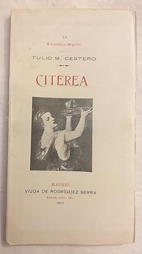 Imagen del vendedor de Citerea. a la venta por Aaromadelibros