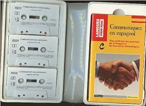 Seller image for Communiquez en espagnol- tui livret+ cassettes for sale by Le-Livre