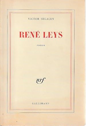 Seller image for Ren Leys, for sale by L'Odeur du Book