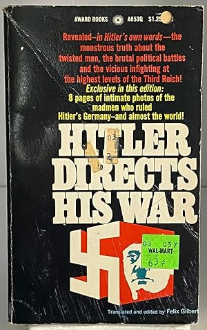 Imagen del vendedor de Hitler Directs His War a la venta por Books Galore Missouri