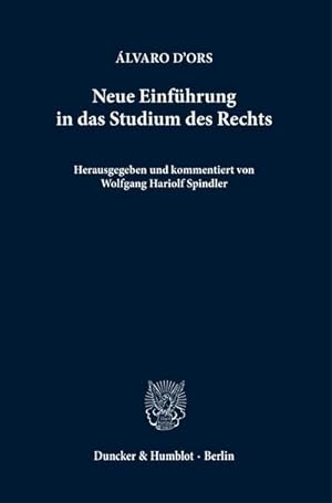 Seller image for Neue Einfhrung in das Studium des Rechts for sale by Rheinberg-Buch Andreas Meier eK