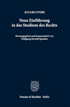 Seller image for Neue Einfhrung in das Studium des Rechts for sale by BuchWeltWeit Ludwig Meier e.K.
